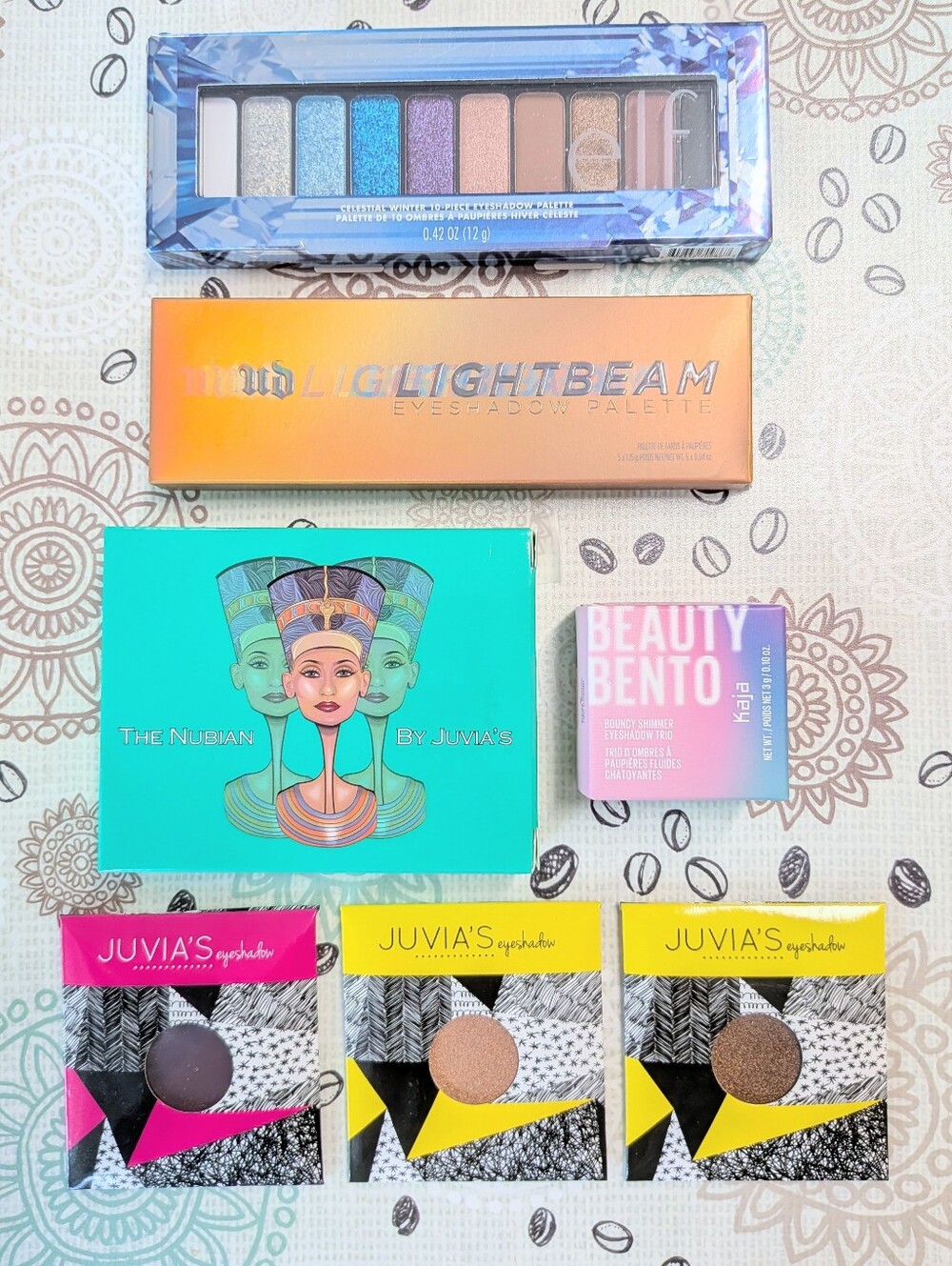 Big Eyeshadow Bundle - Elf, Urban Decay, Juvia's Place, Kaja Beauty